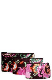 3 PC Cosmetic Cases-FLS229/BWN